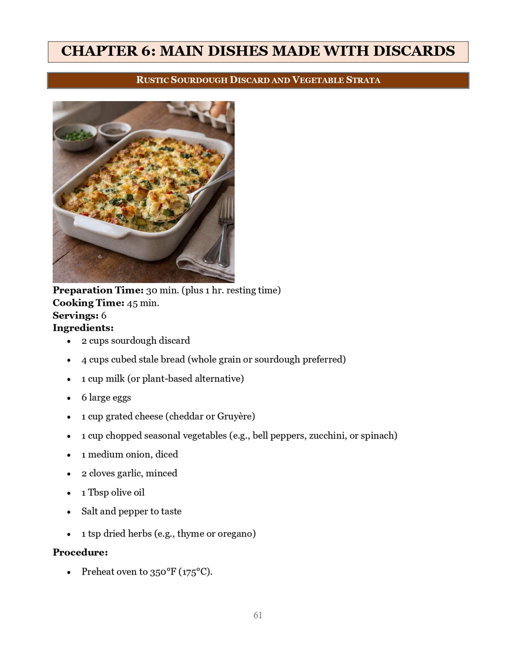 Zero-Waste Sourdough Discard Cookbook for Beginners - E-Book (PDF)